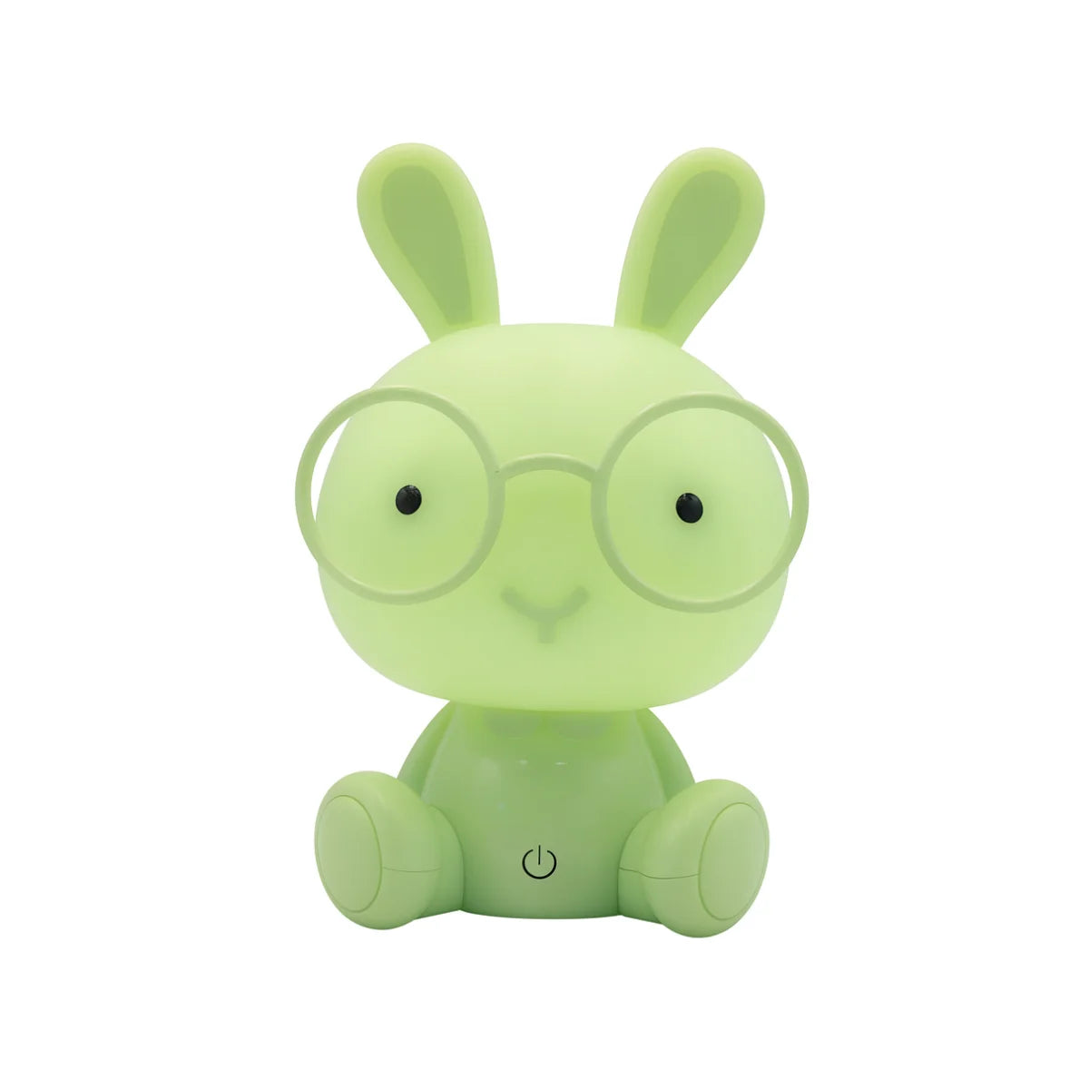 Veilleuse Lapin Vert à Lunettes