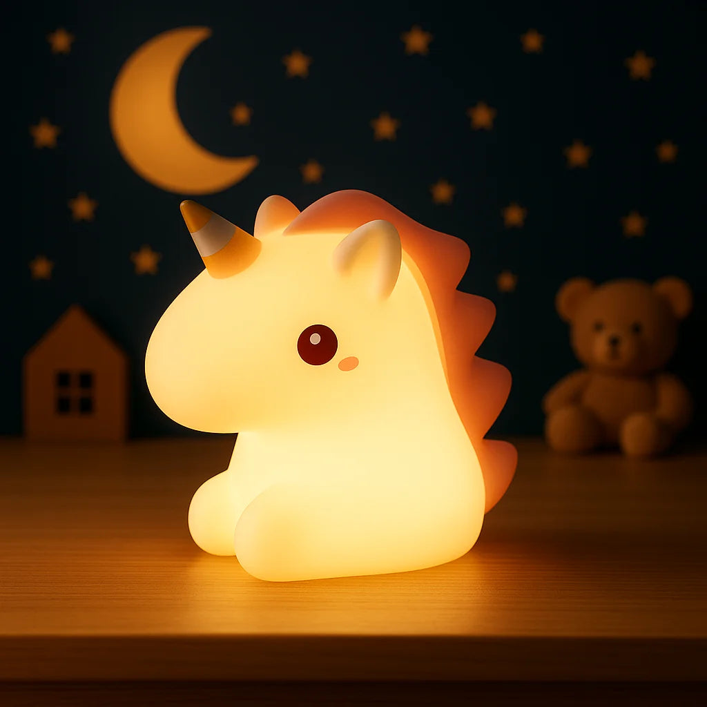 Veilleuse Licorne en Silicone