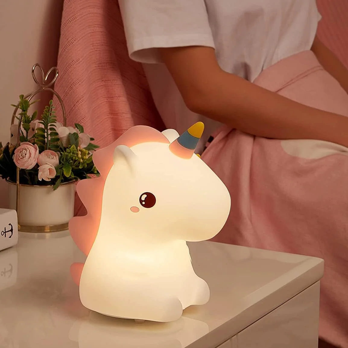 Veilleuse Licorne en Silicone
