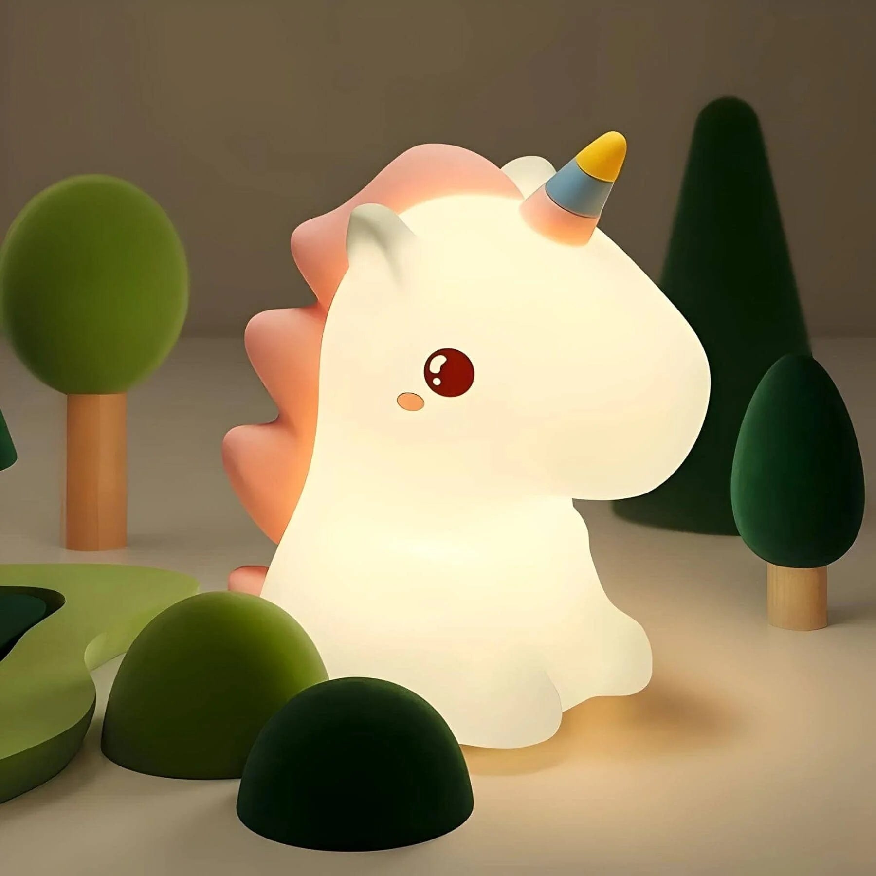 Veilleuse Licorne en Silicone