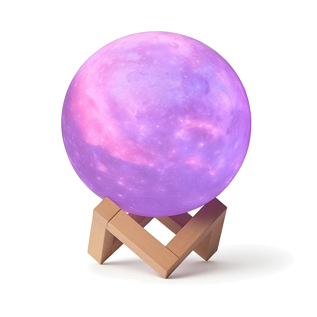 Veilleuse Lune Galaxie