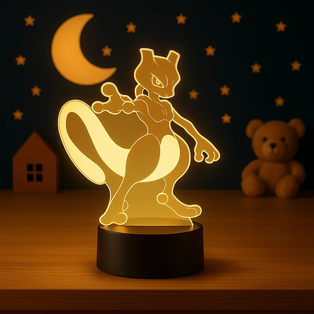 Veilleuse Mewtwo 3D