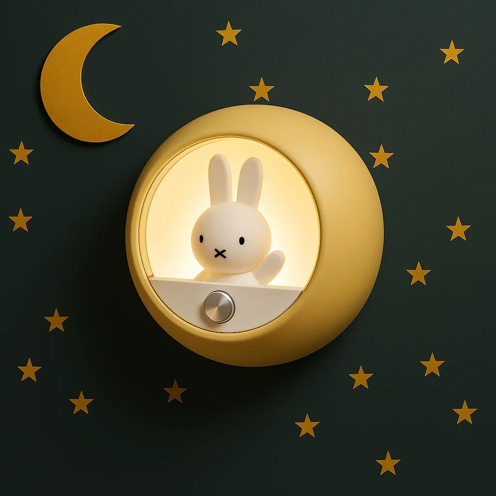 Veilleuse Murale Lapin avec Capteur de Mouvement