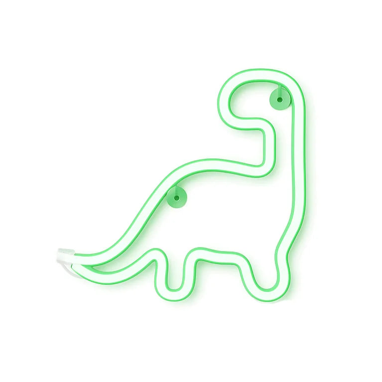 Veilleuse Néon Dinosaure Vert