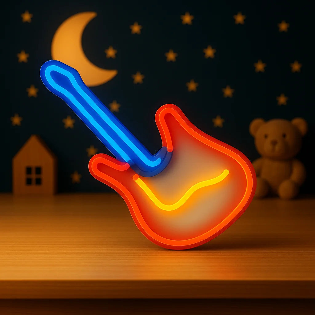 Veilleuse Néon Guitare