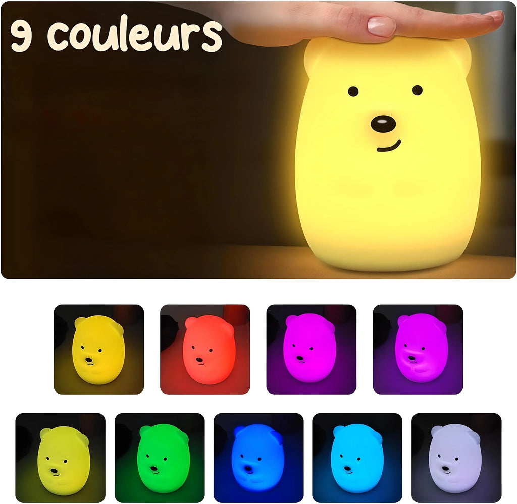 Veilleuse Ourson Télécommandée