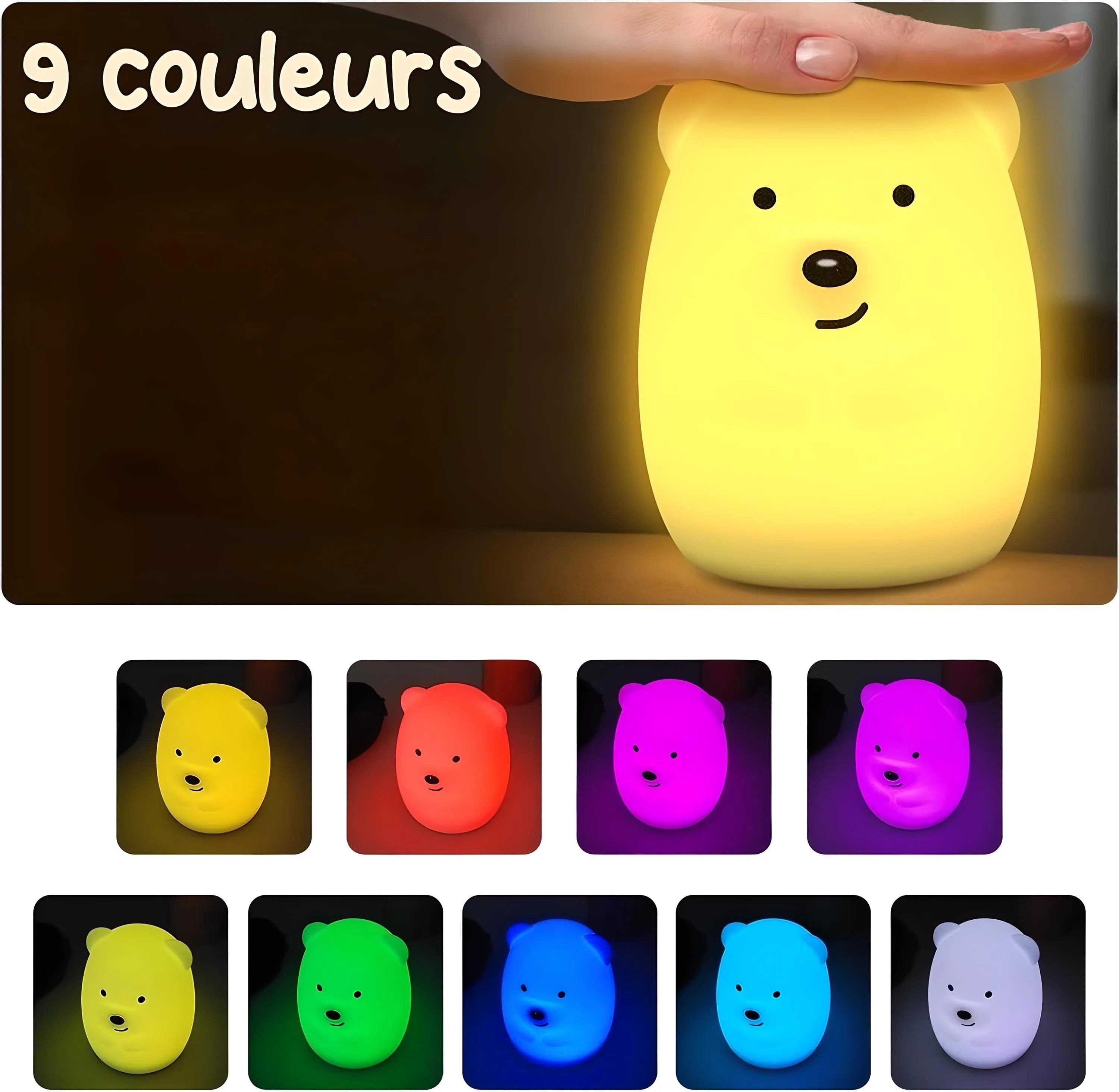 Veilleuse Ourson Télécommandée