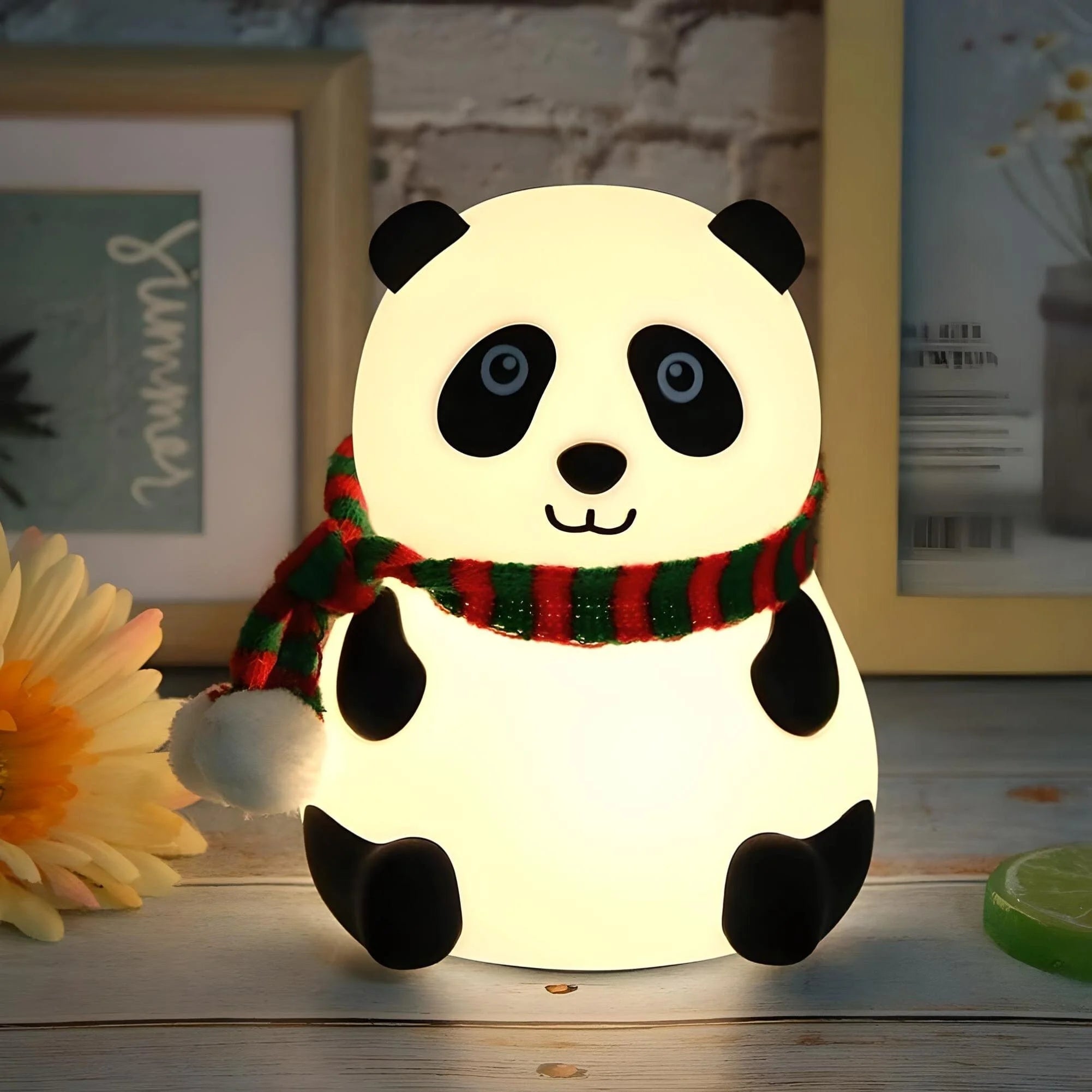 Veilleuse Panda Écharpe