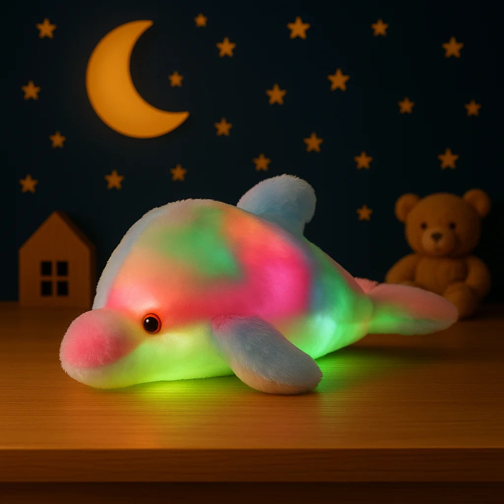 Veilleuse Peluche Dauphin