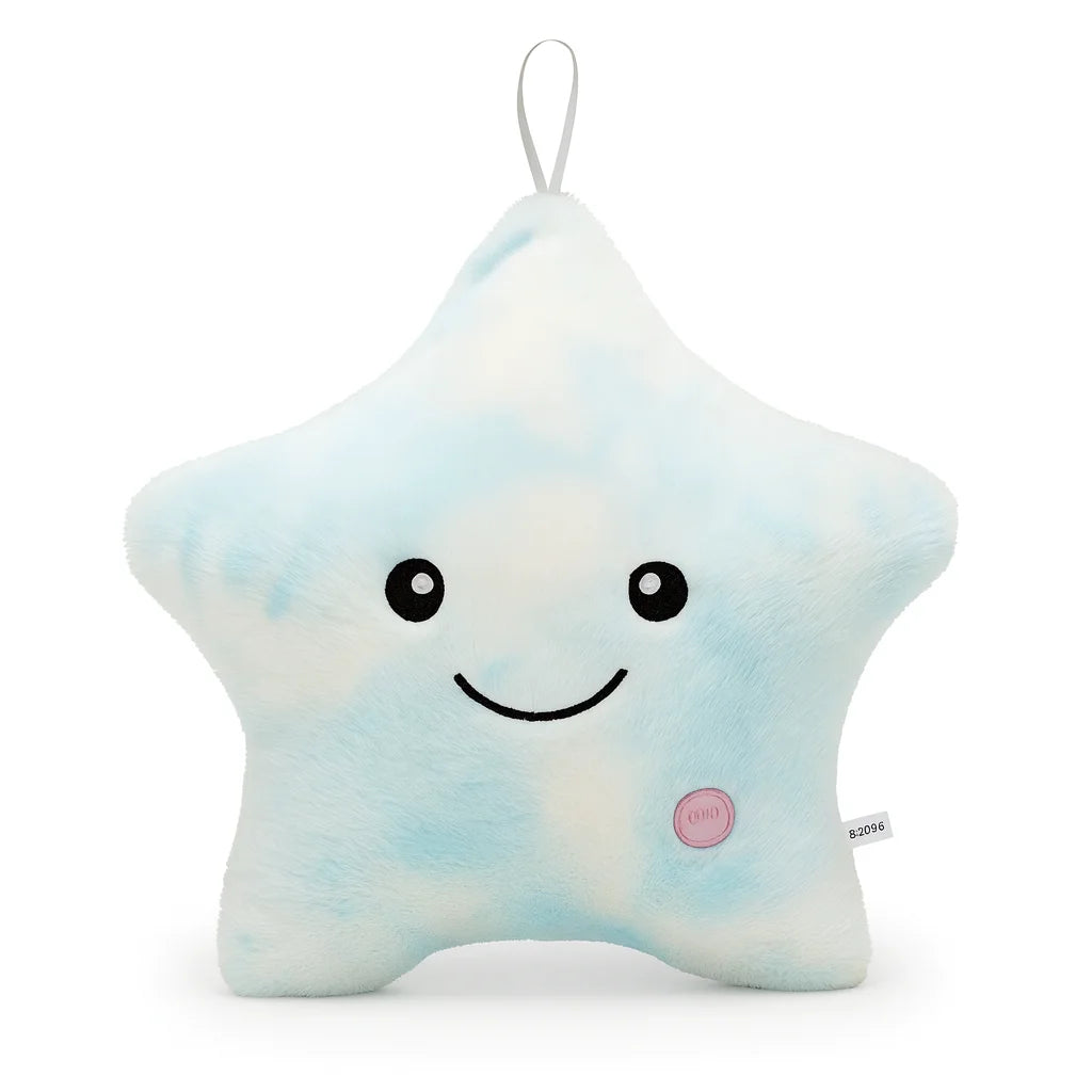 Veilleuse Peluche Étoile Bleu Océan