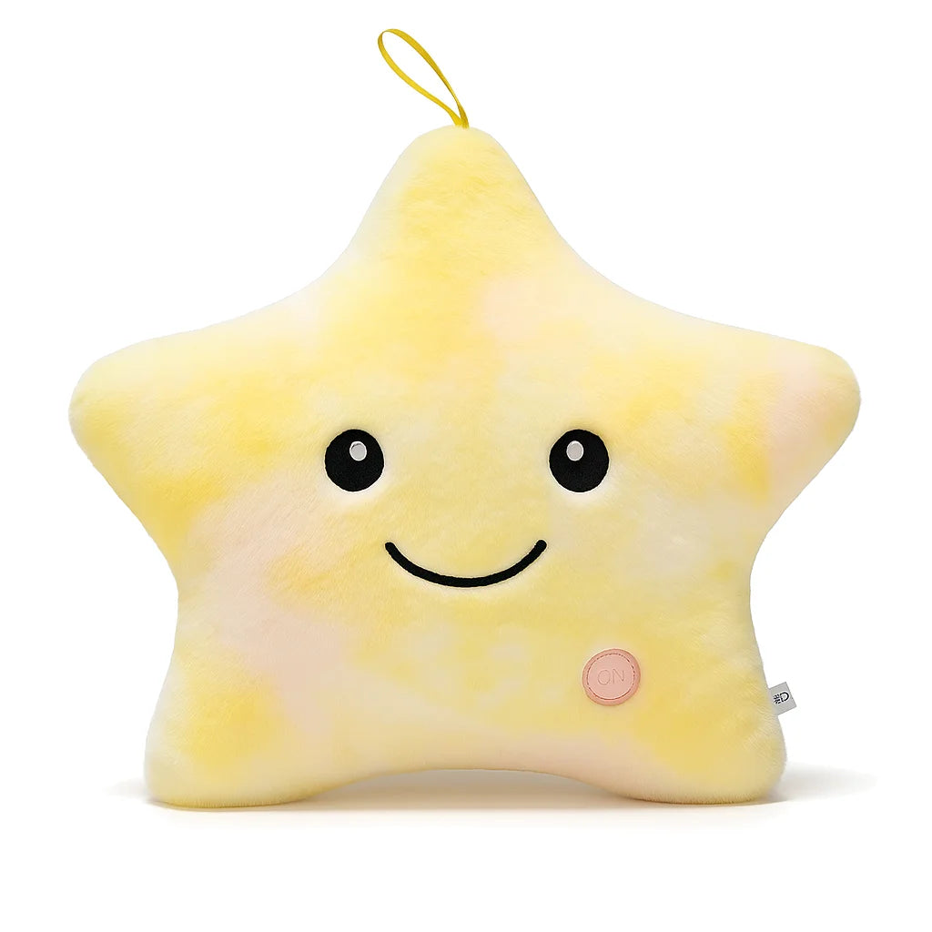 Veilleuse Peluche Étoile Jaune Solaire