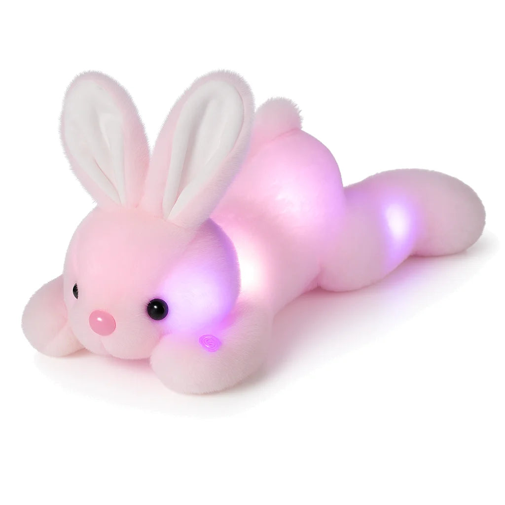 Veilleuse Peluche Lapin Rose