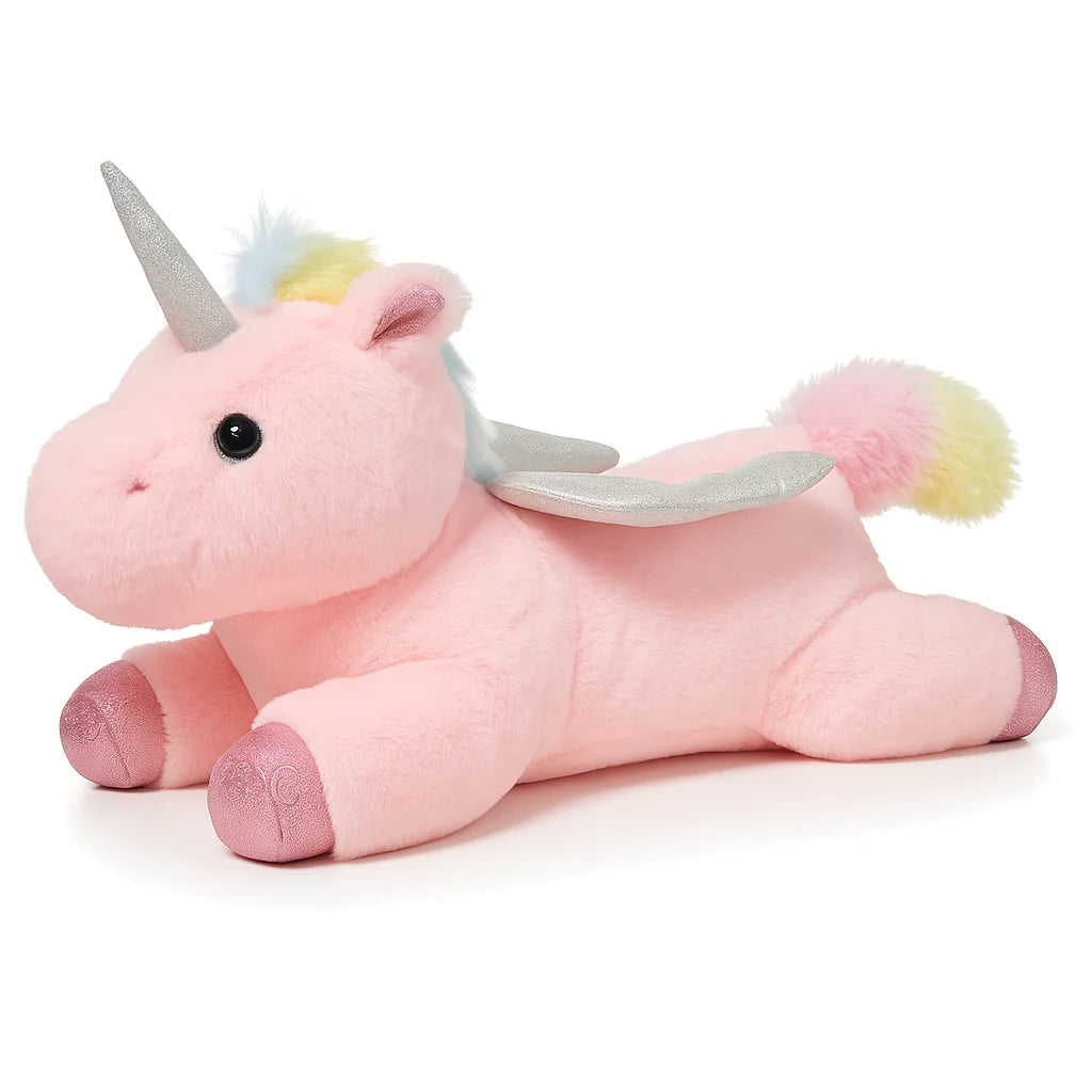 Veilleuse Peluche Licorne Rose