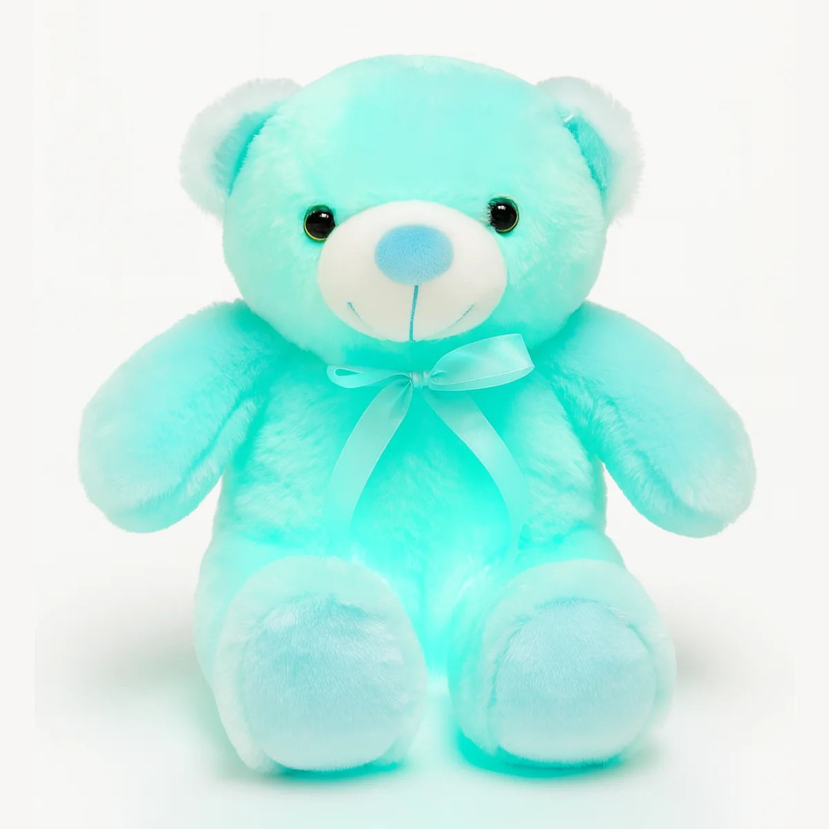 Veilleuse Peluche Ourson Bleu Lagon