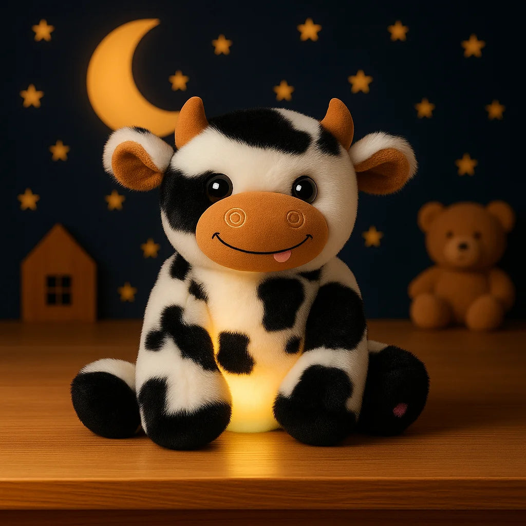 Veilleuse Peluche Vache