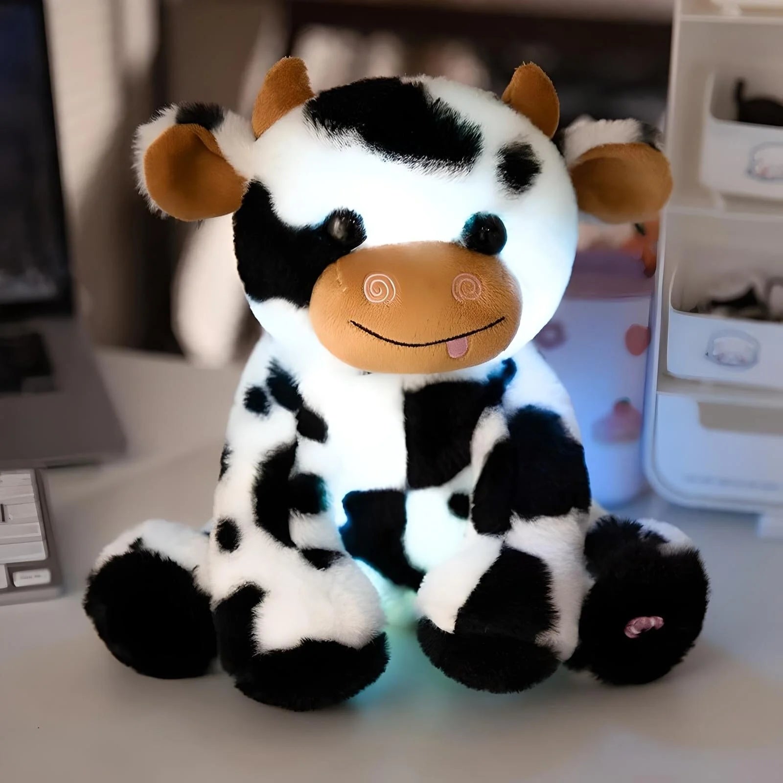 Veilleuse Peluche Vache