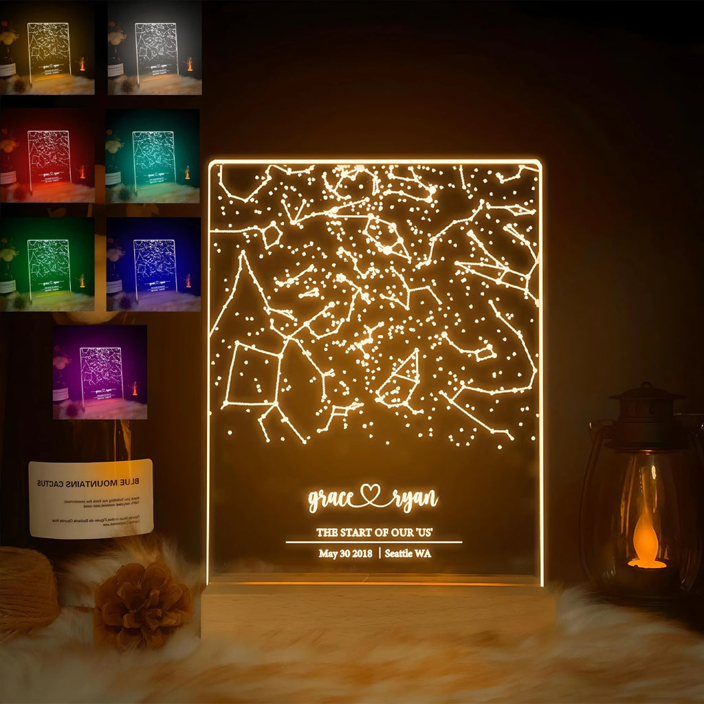 Veilleuse Personnalisée Constellation
