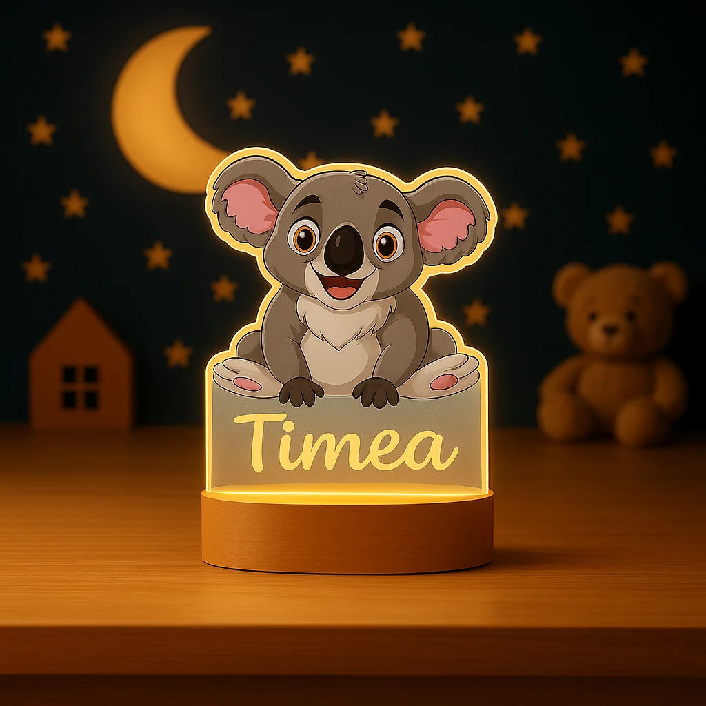 Veilleuse Personnalisée Koala avec Prénom