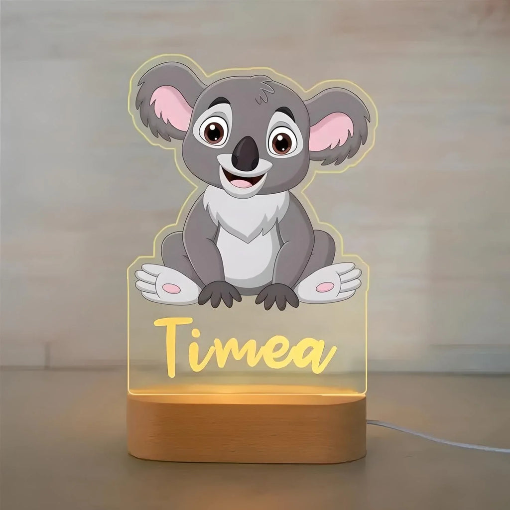 Veilleuse Personnalisée Koala avec Prénom