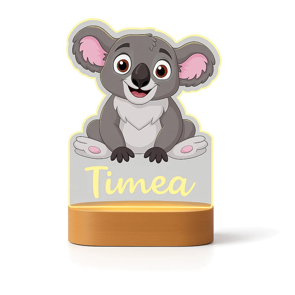 Veilleuse Personnalisée Koala avec Prénom