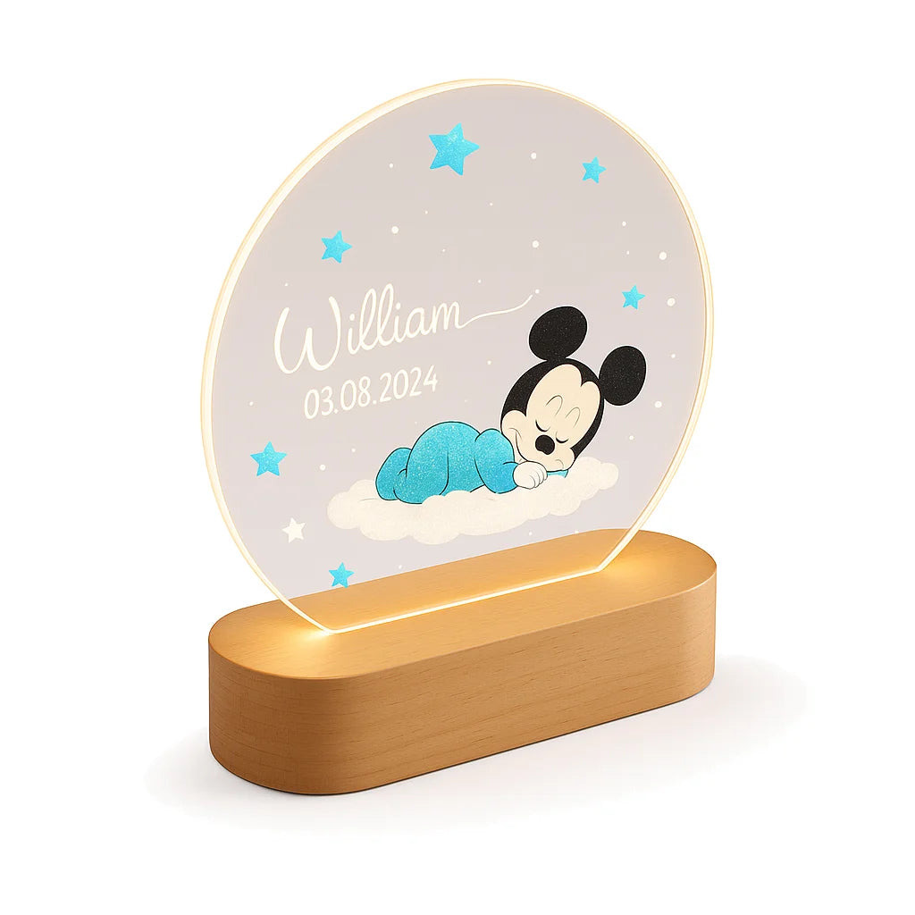 Veilleuse Personnalisée Mickey Dodo avec Prénom