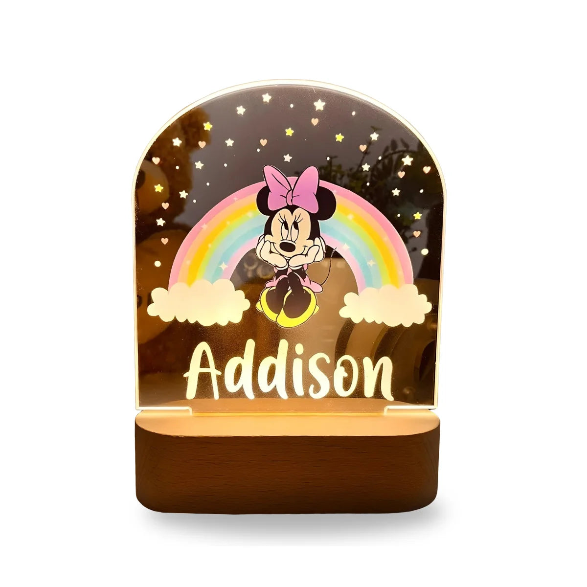 Veilleuse Personnalisée Minnie Mouse avec Prénom