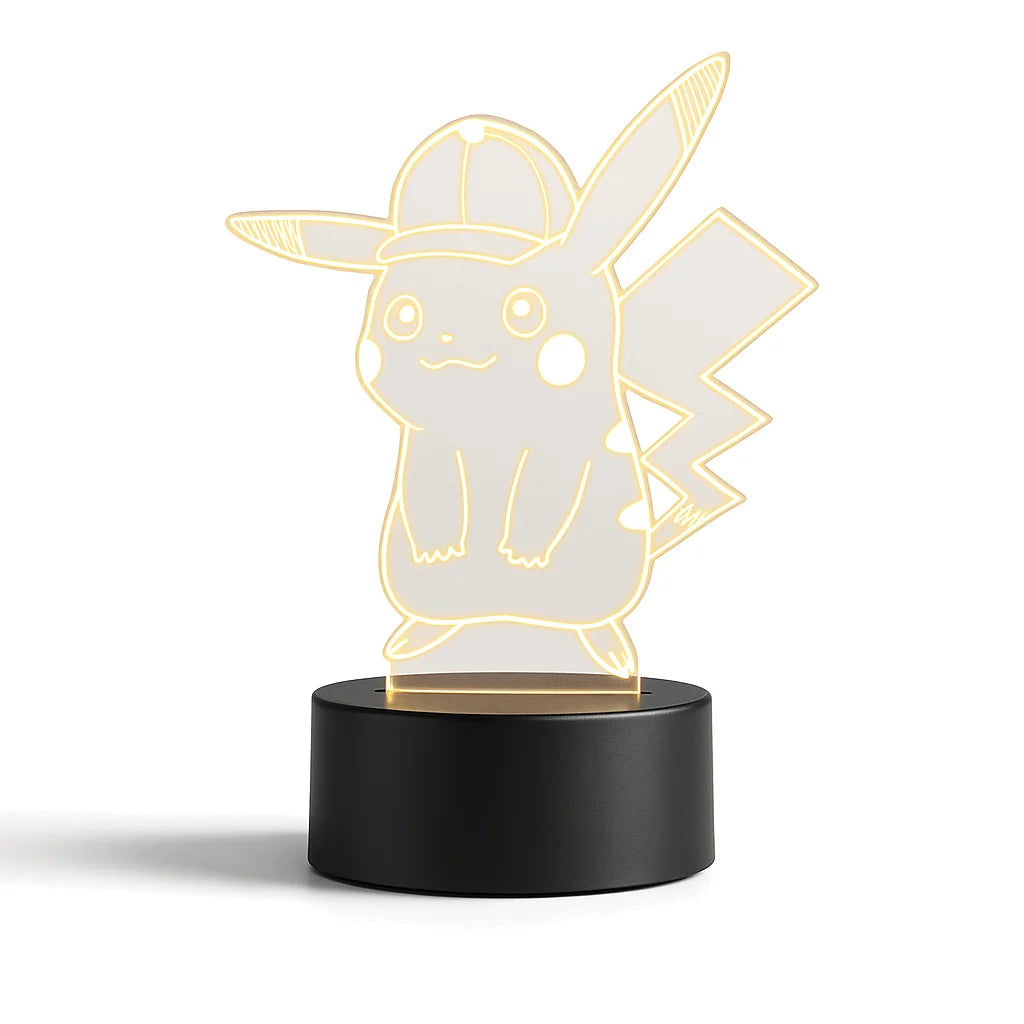Veilleuse Pikachu 3D Casquette