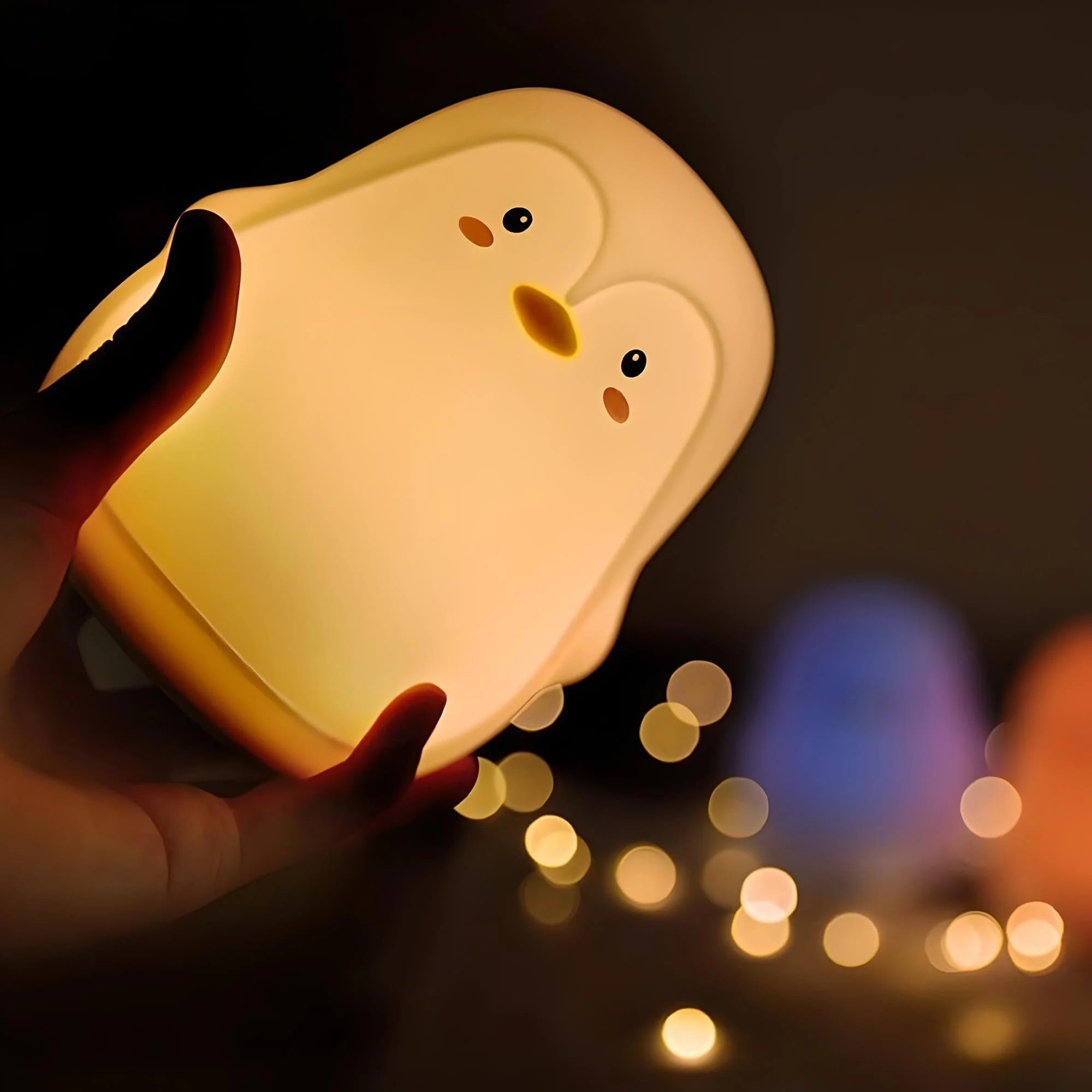 Veilleuse Pingouin en Silicone