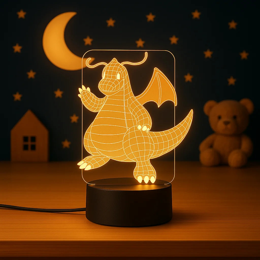Veilleuse Pokémon Dracolosse 3D