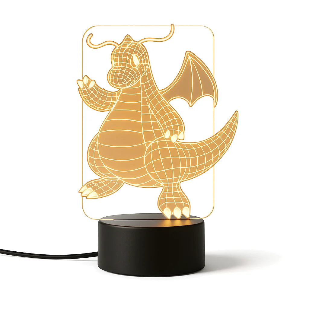 Veilleuse Pokémon Dracolosse 3D