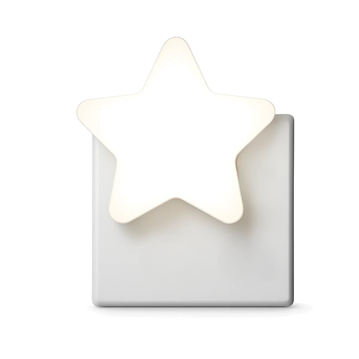 Veilleuse Prise Étoile Blanc