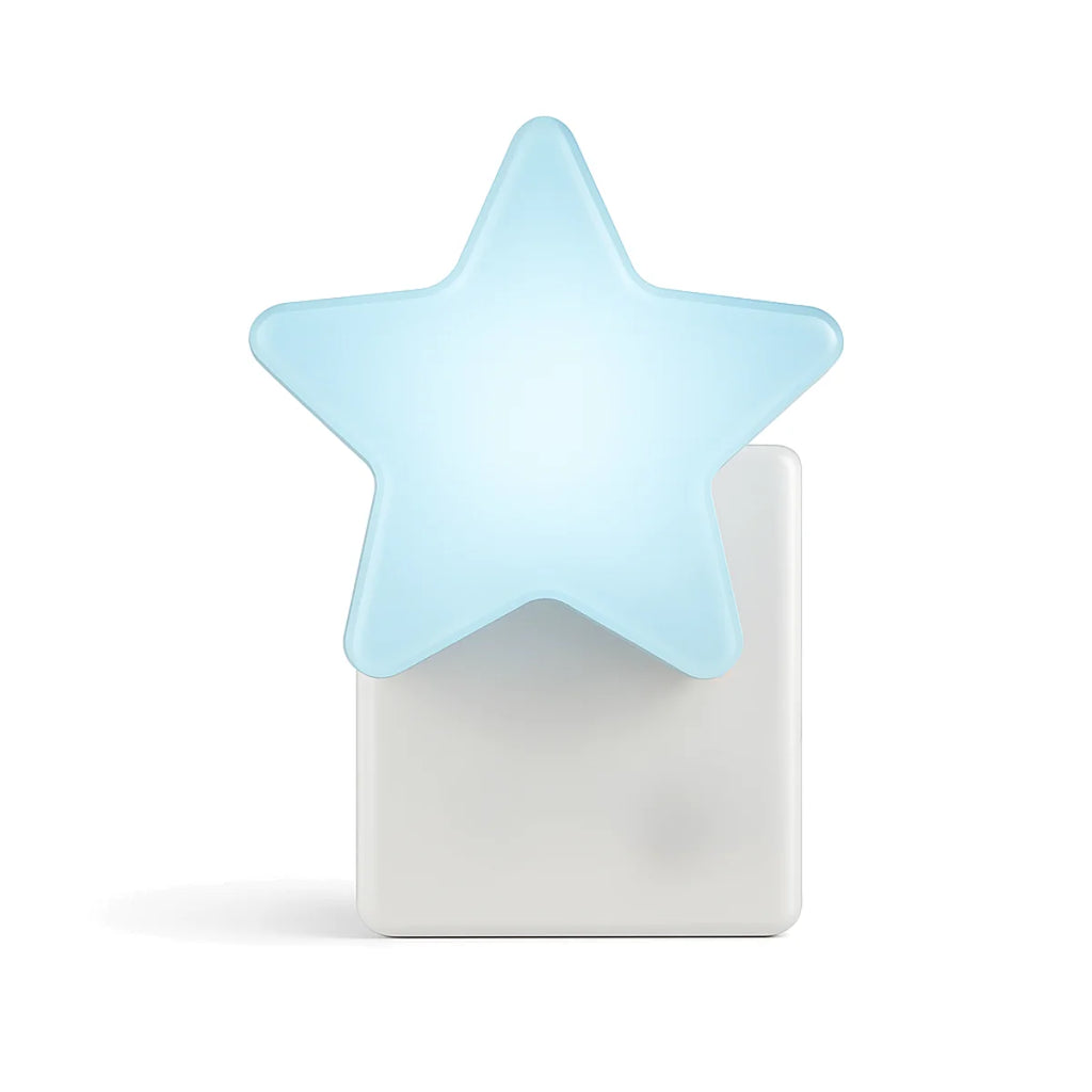 Veilleuse Prise Étoile Bleu