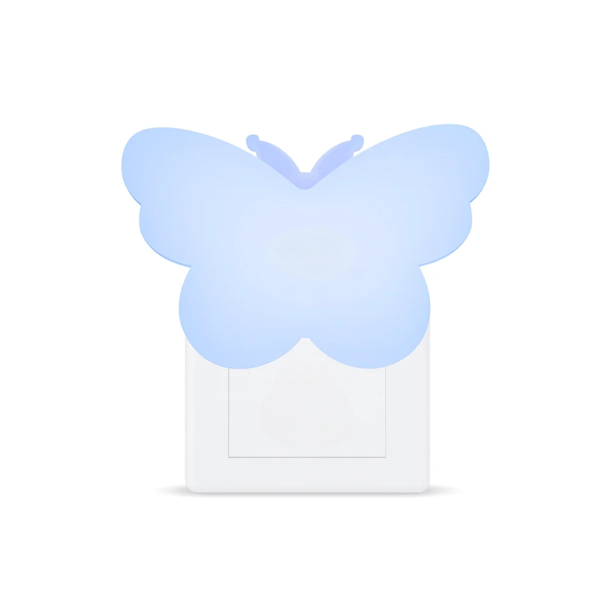 Veilleuse Prise Papillon LED Bleu Céleste
