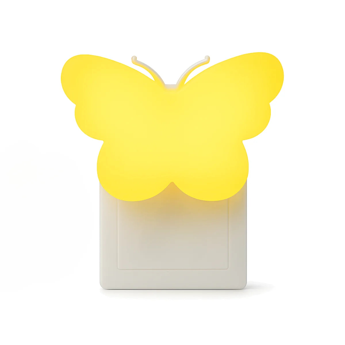 Veilleuse Prise Papillon LED Jaune Soleil
