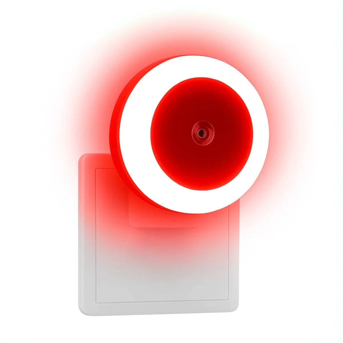 Veilleuse Prise Ronde Rouge