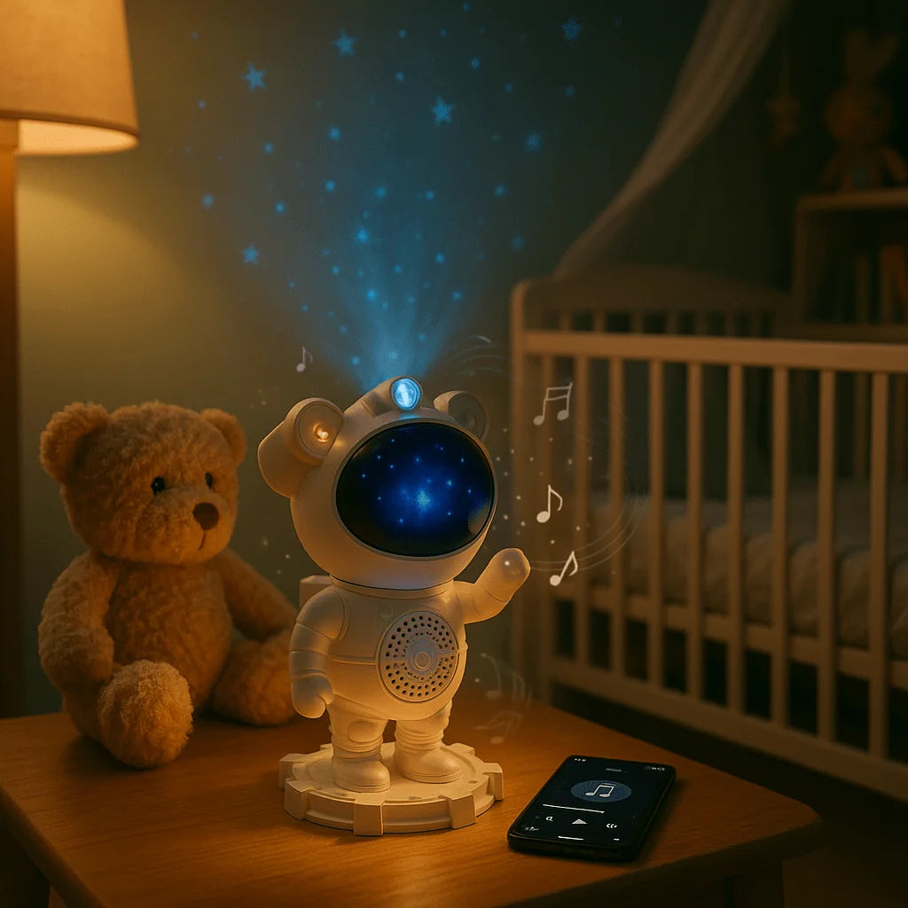 Veilleuse Projecteur Astronaute Galaxie