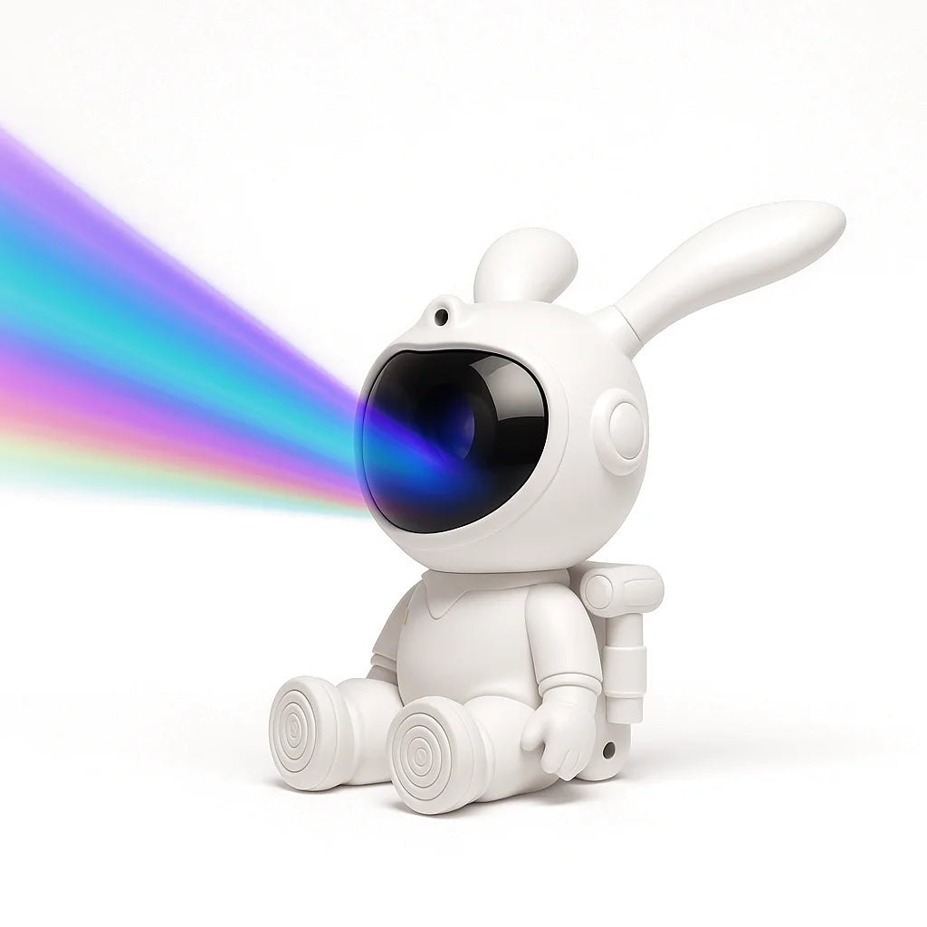 Veilleuse Projecteur Astronaute Lapin Assis