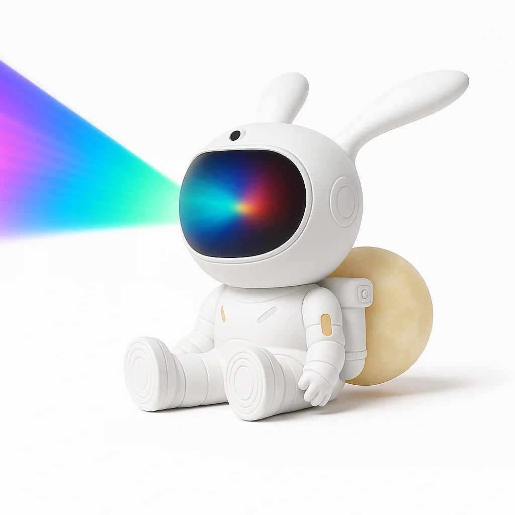 Veilleuse Projecteur Astronaute Lapin Lune