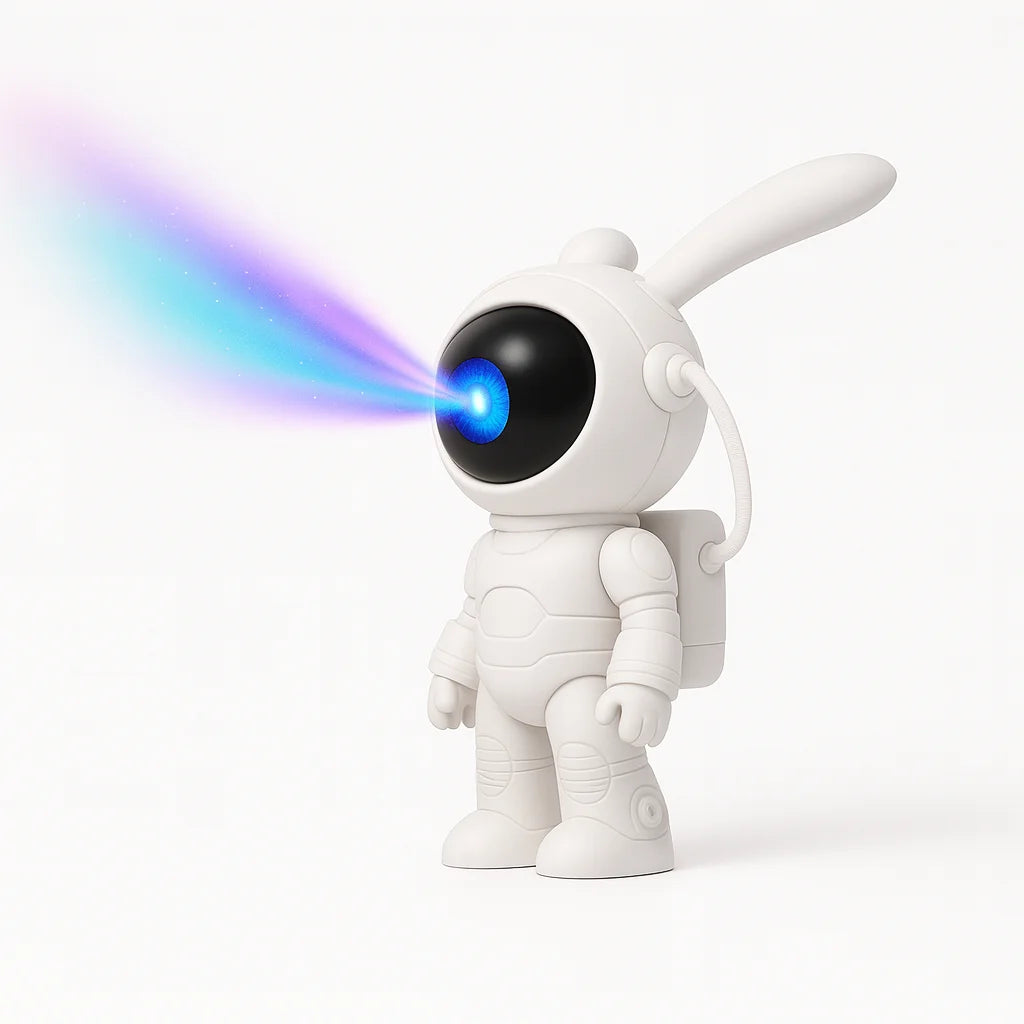 Veilleuse Projecteur Astronaute Lapin