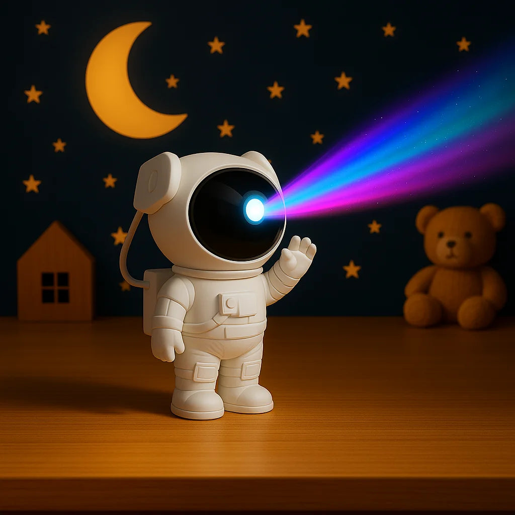 Veilleuse Projection Astronaute avec Bluetooth