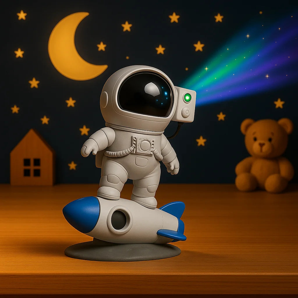 Veilleuse Projection Astronaute avec Bruit Blanc