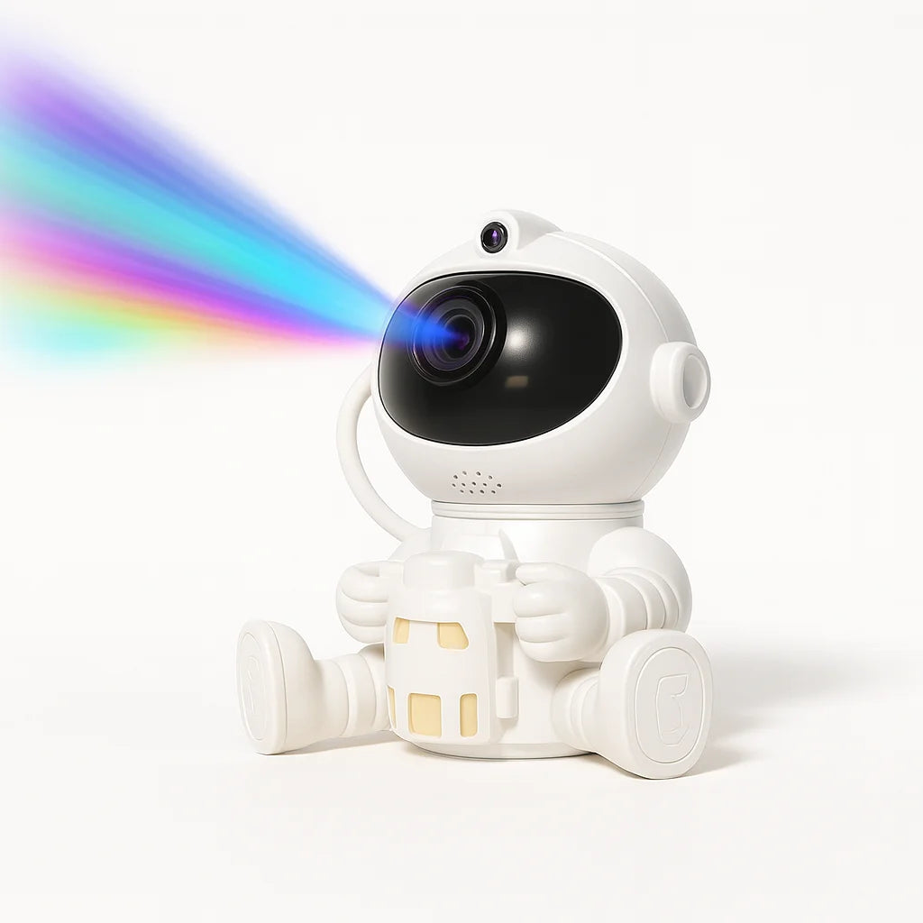 Veilleuse Projection Astronaute avec Fusée