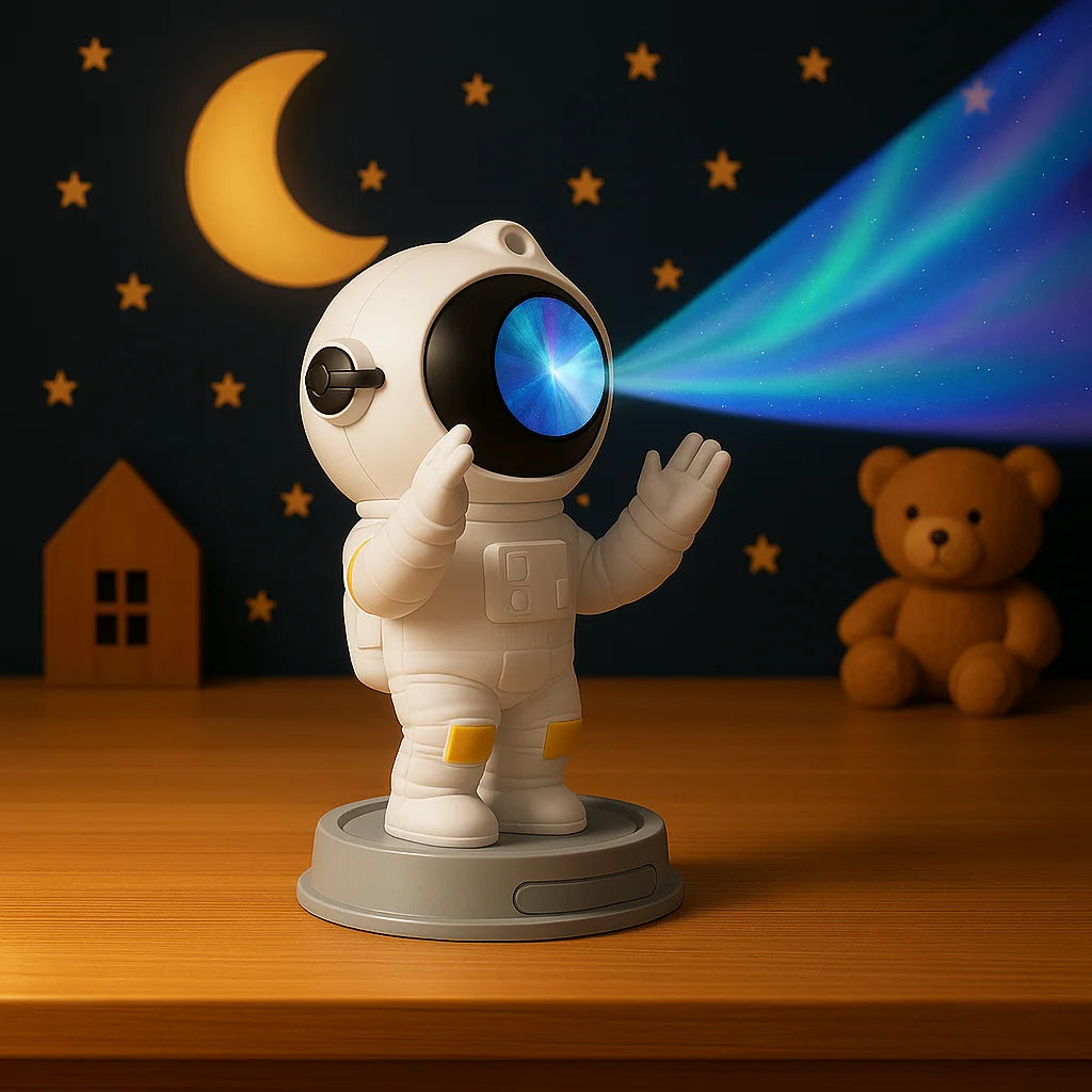 Veilleuse Projection Astronaute Ciel Étoilé