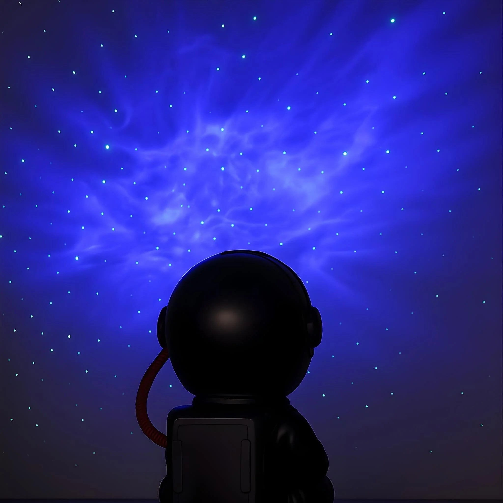 Veilleuse Projection Astronaute Guitare Noire