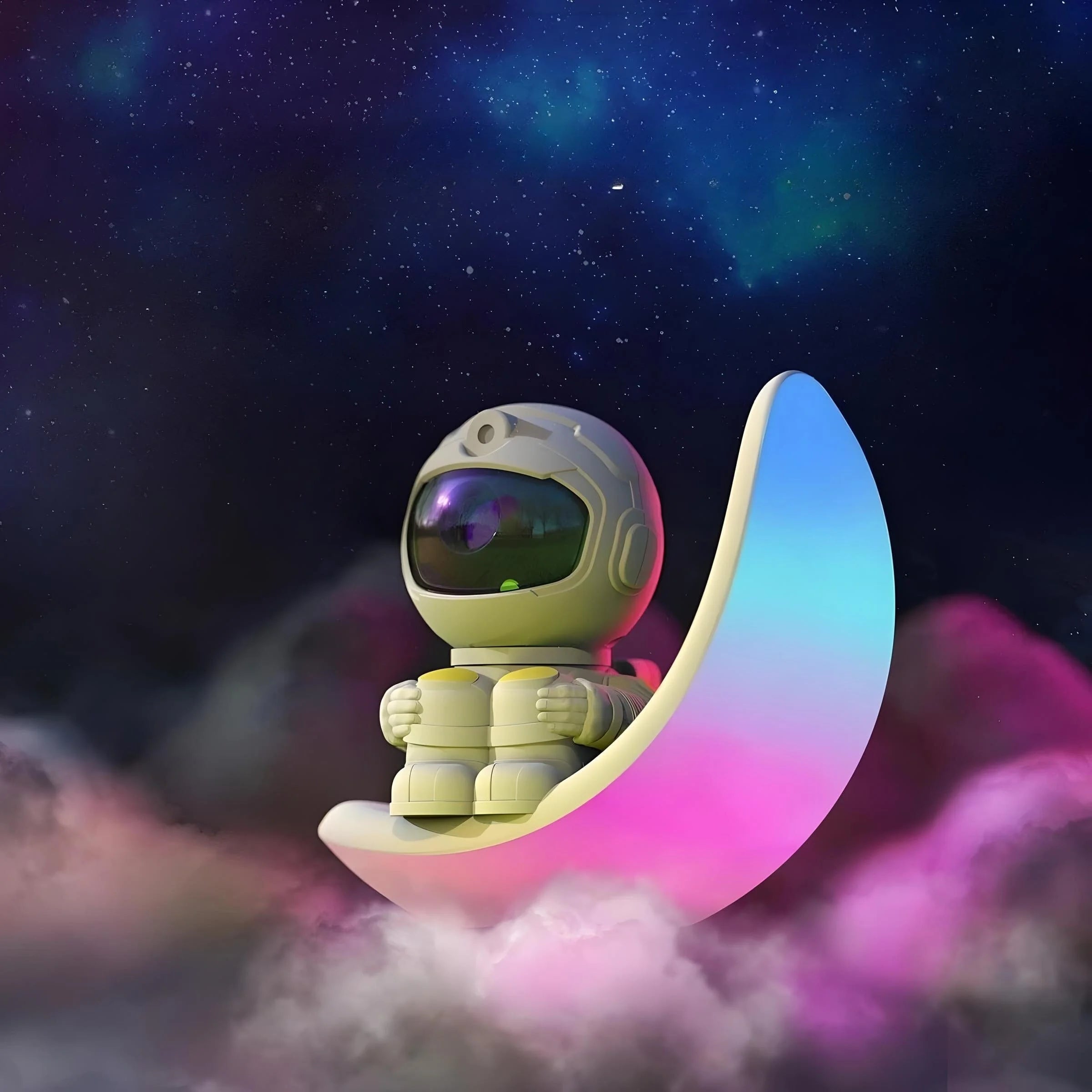 Veilleuse Projection Astronaute RGB