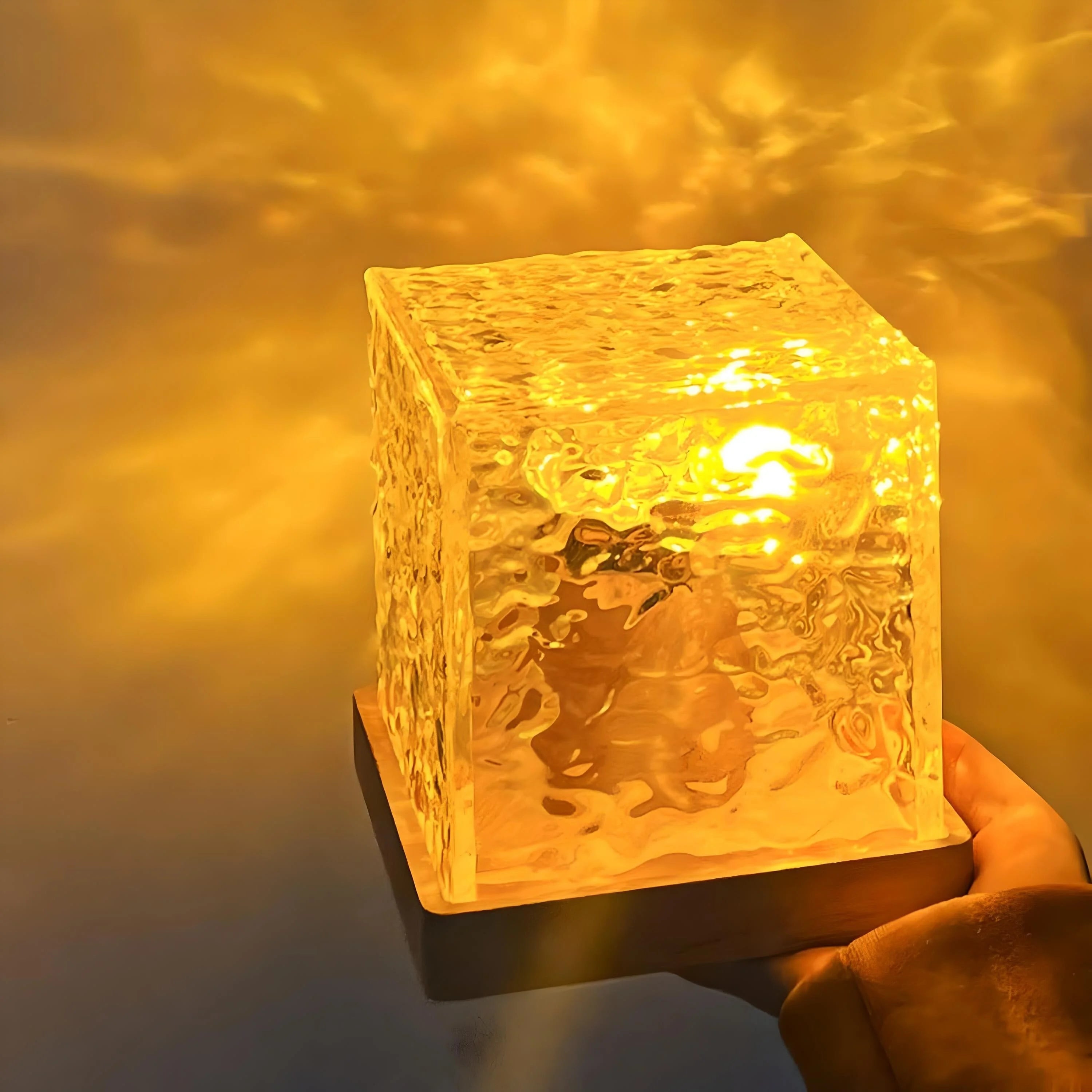 Veilleuse Projection Ondulation