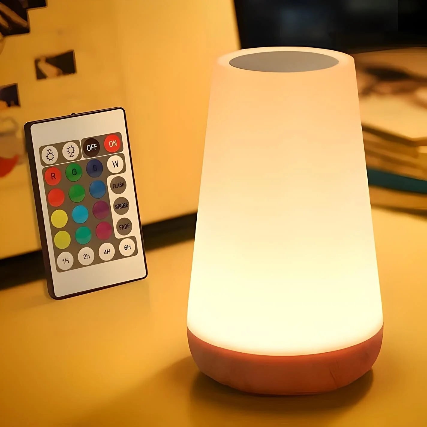 Veilleuse Rechargeable avec 13 Couleurs Changeantes