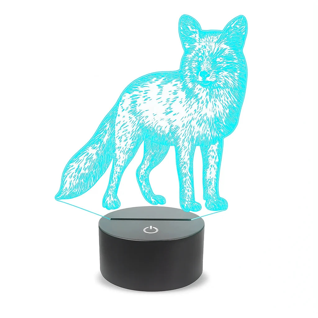 Veilleuse Renard 3D