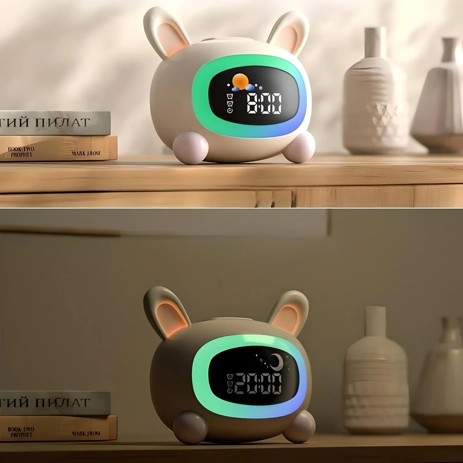 Veilleuse Réveil Lapin