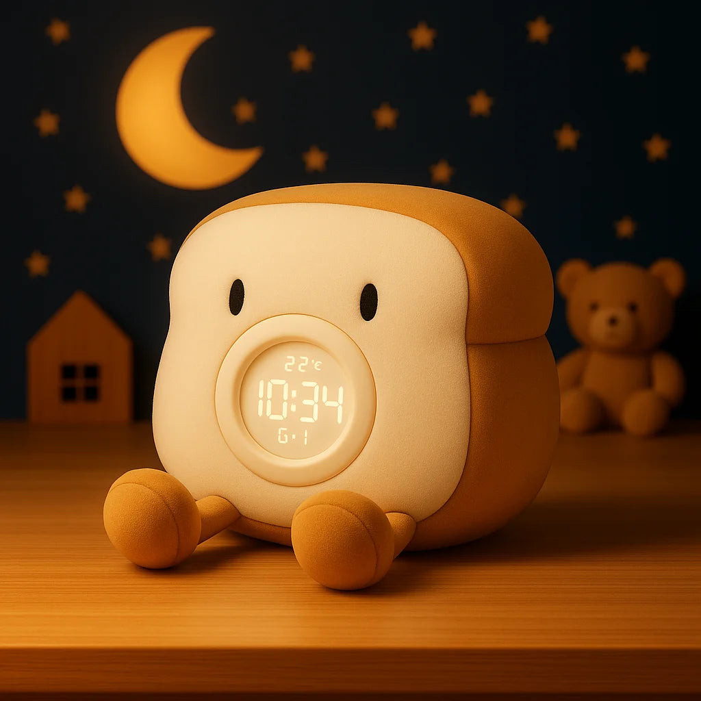 Veilleuse Réveil Peluche Toast
